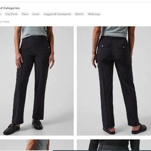 Athleta Vienna Cargo Pant Black size 6 NWT